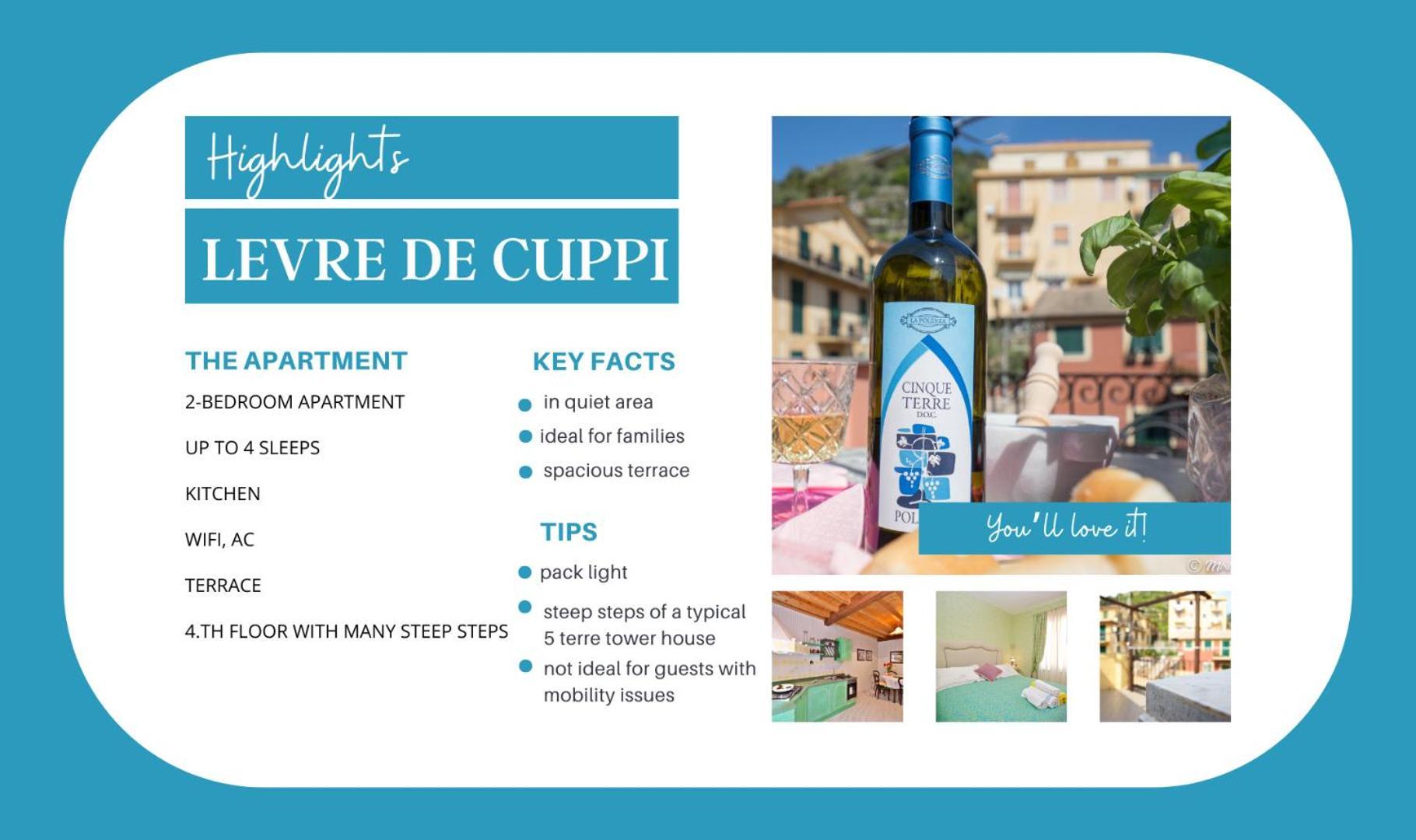 Ferienwohnung Levre De Cuppi Monterosso al Mare Exterior foto